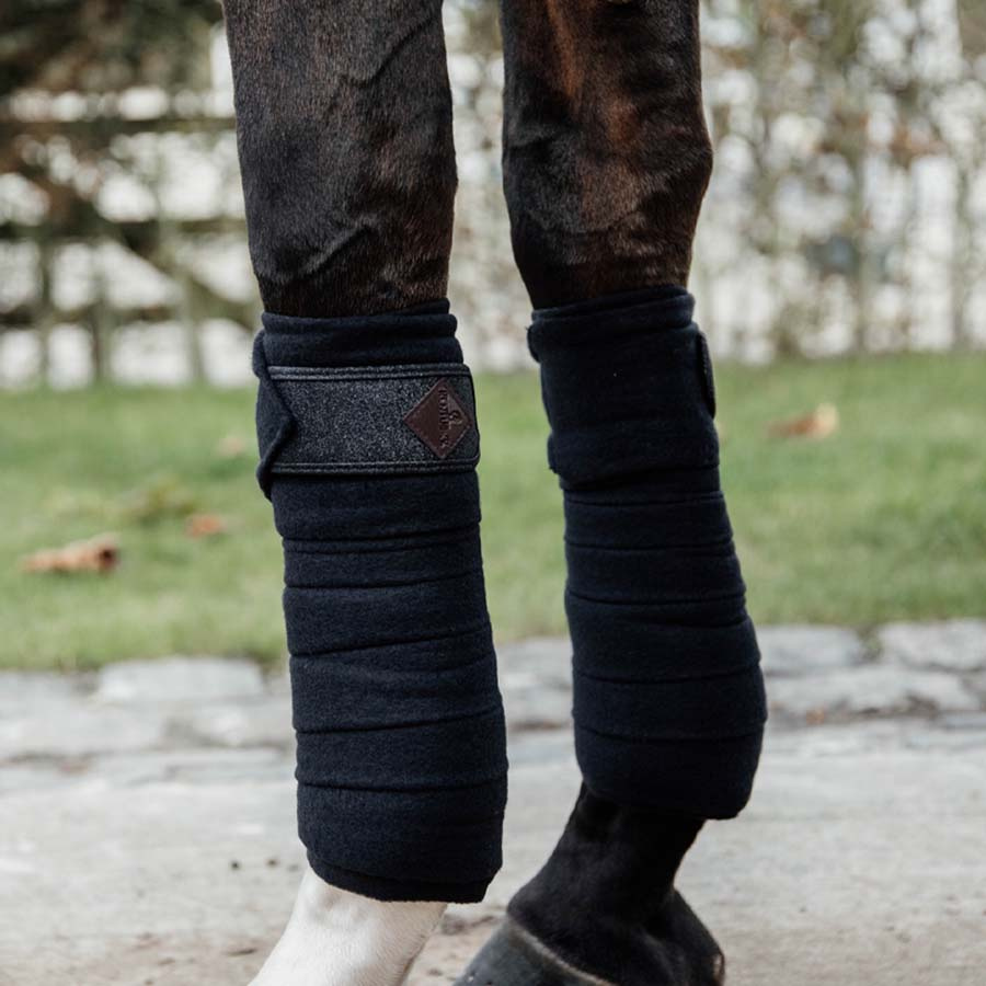 Bandasjer Polar Fleece Glitter Svart