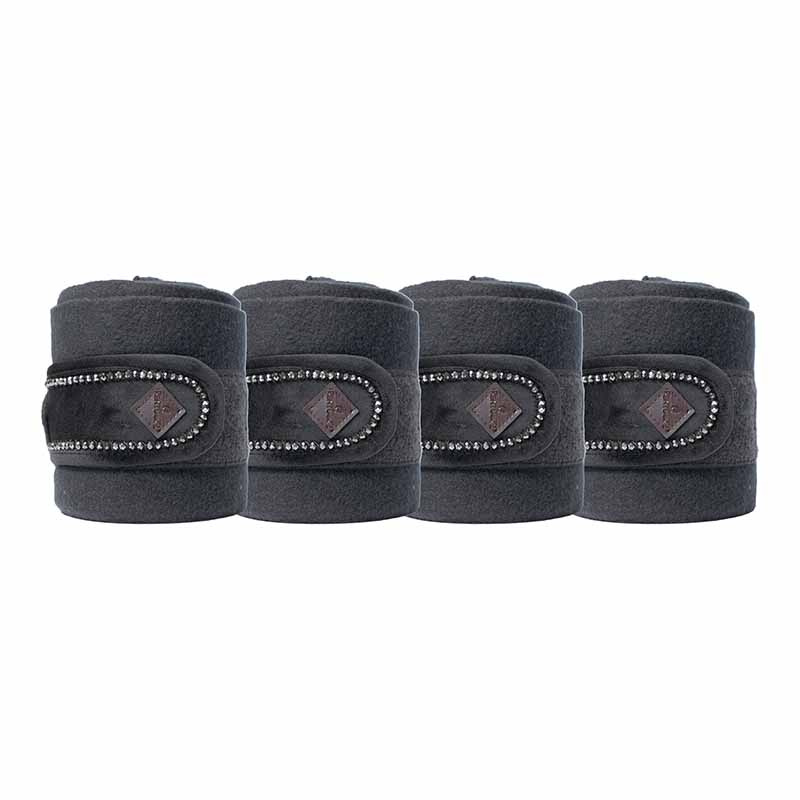 Fleecebandasjer Polar Velvet Pearls Svart