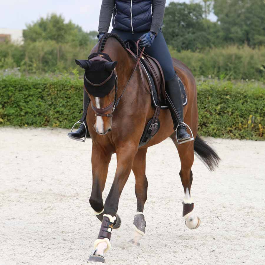 Treningsbeskyttere Leather Front Brun