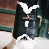 Treningsbeskyttere Leather Hind Svart Treningsbeskyttere Leather Hind Svart