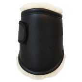 Treningsbeskyttere Leather Hind Short Svart Treningsbeskyttere Leather Hind Short Svart