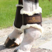 Treningsbeskyttere Leather Hind Short Brun Treningsbeskyttere Leather Hind Short Brun