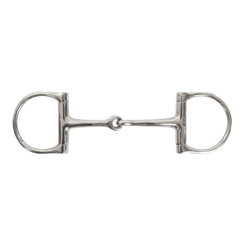 Todelt D-Ringbitt Stainless Steel