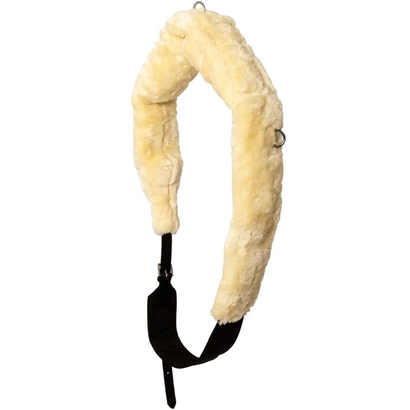 Dekkengjord til skrittemaskin Sheepskin Nylon Svart