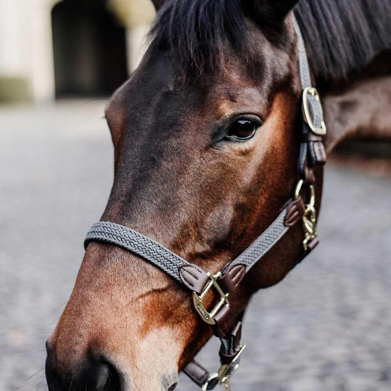 Grime Plaited Nylon Grå