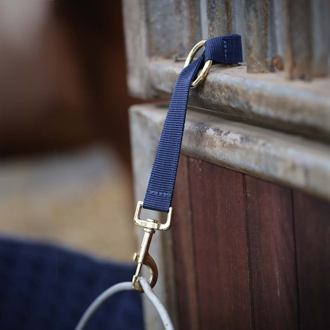 Multibånd Nylon Holder Hook & Ring Marineblå