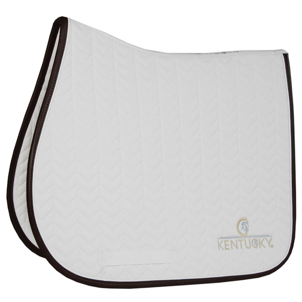 Sjabrak Leather Fishbone Hvit