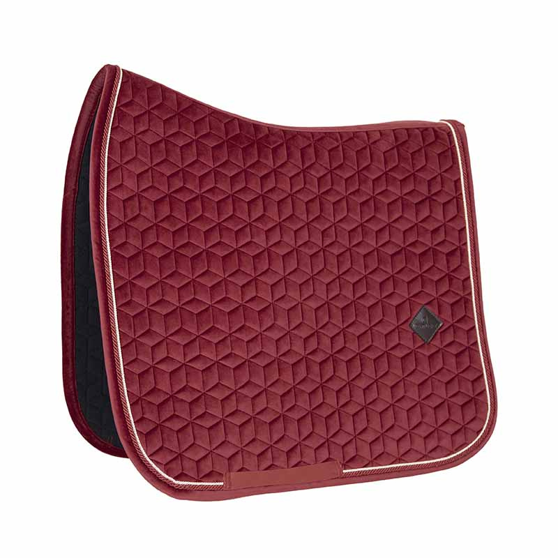 Dressursjabrak Velvet Vinrød