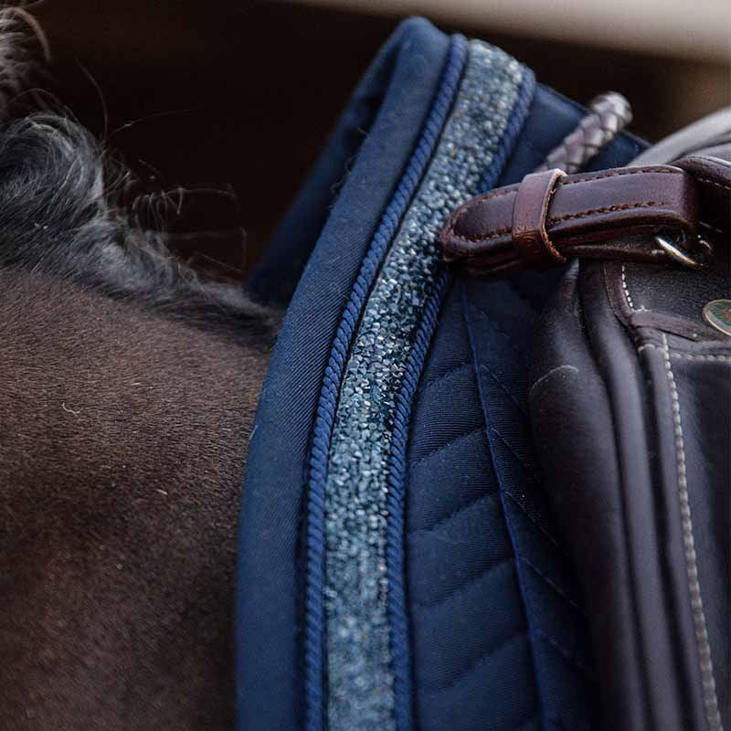 Dressursjabrak Glitter Stone Marineblå