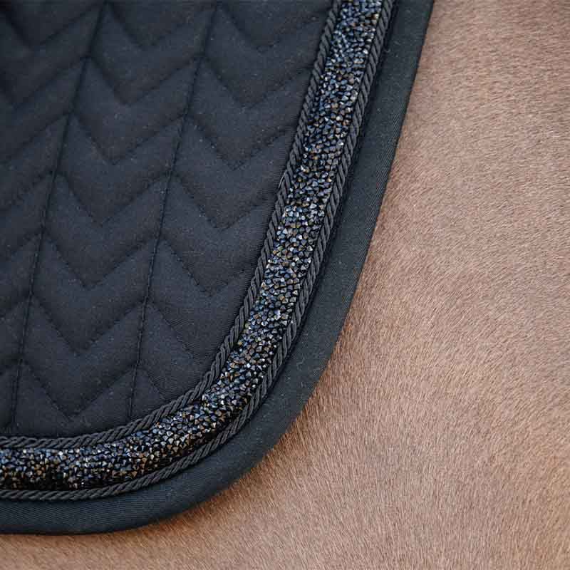 Dressursjabrak Glitter Stone Svart