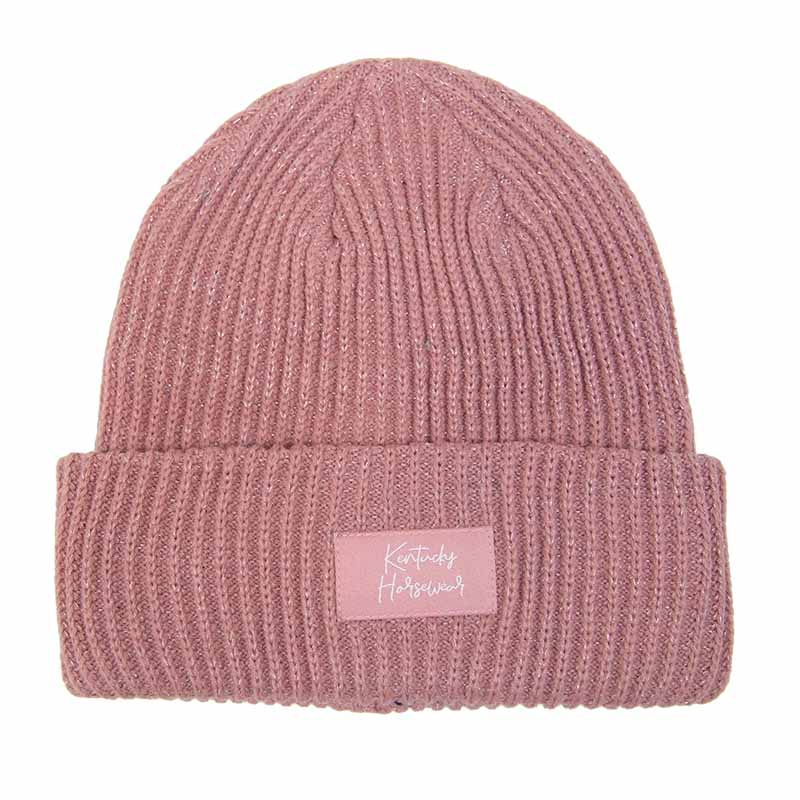 Lue Beanie Glitter Gammelrosa