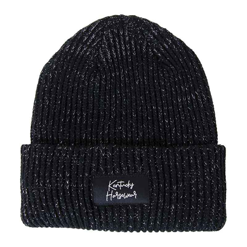 Lue Beanie Glitter Svart