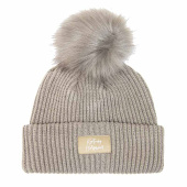 Lue Beanie Pompom Beige Lue Beanie Pompom Beige