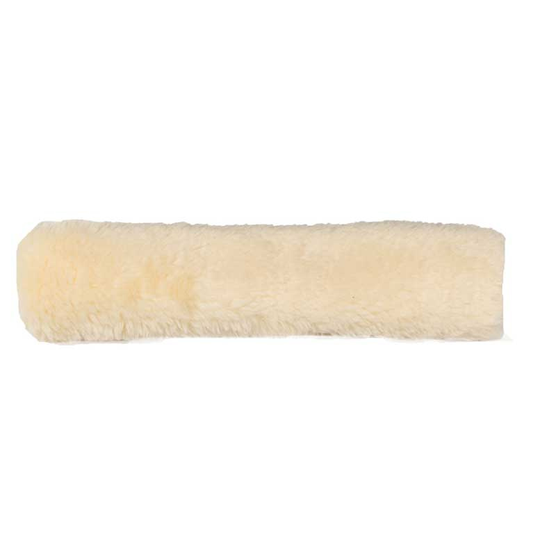 Noseband cover Sheepskin Natur