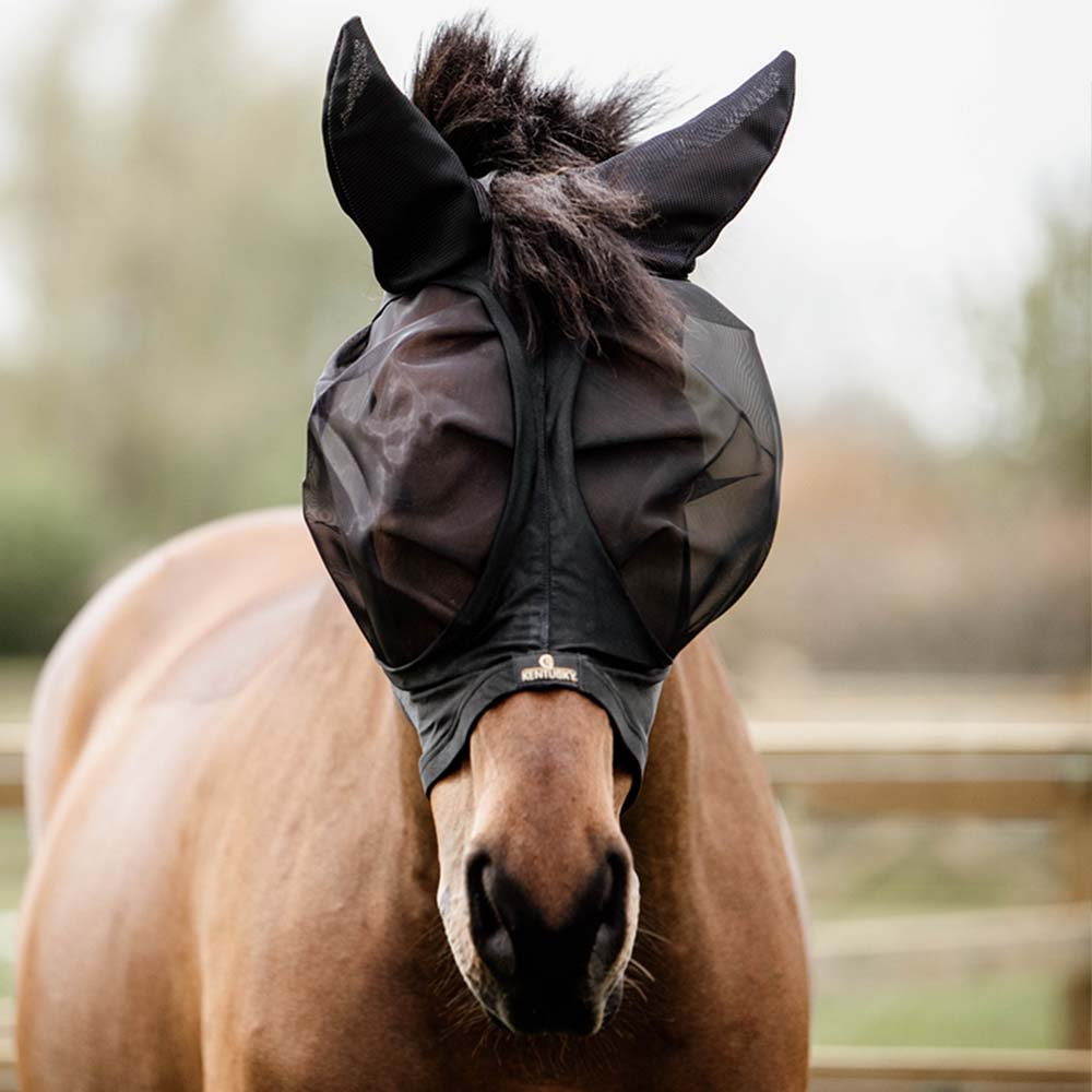 Fluemaske Slim Fit Svart
