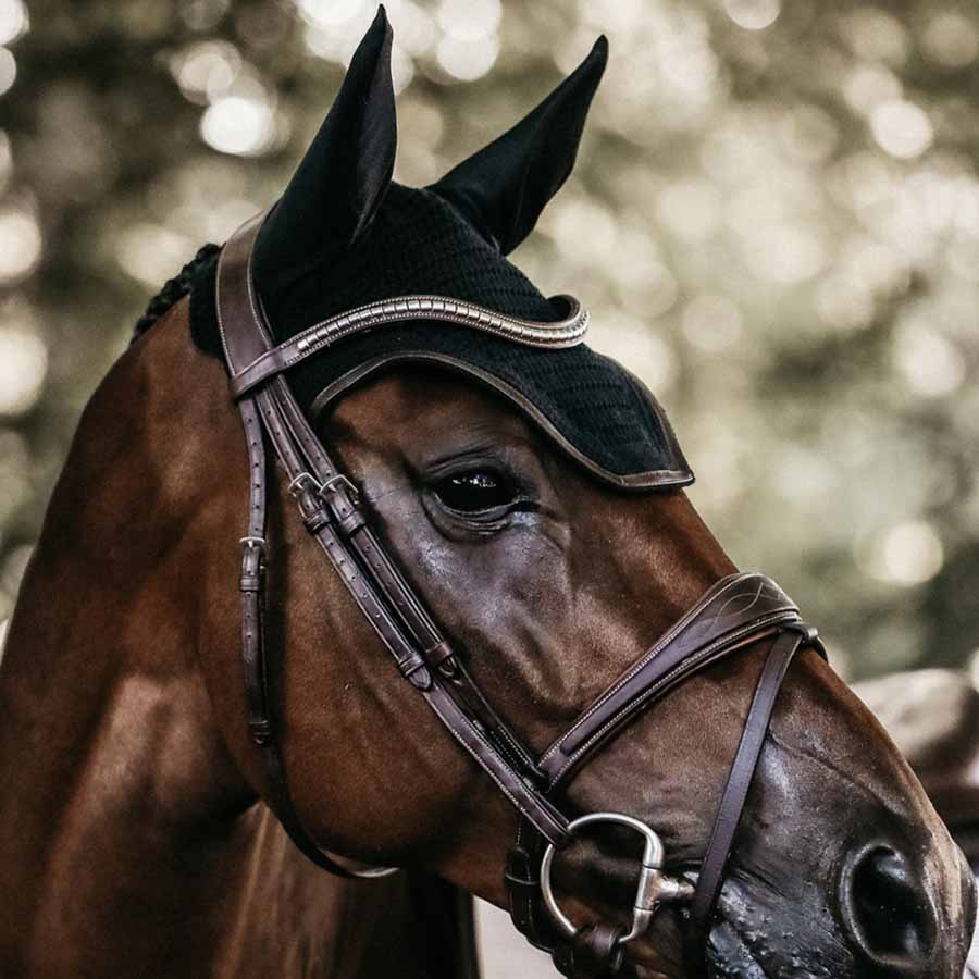 Ørehette Wellington Leather Soundless Svart