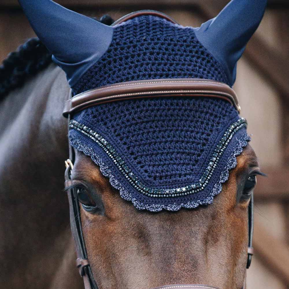 Ørehette Wellington Stone & Pearl Marineblå