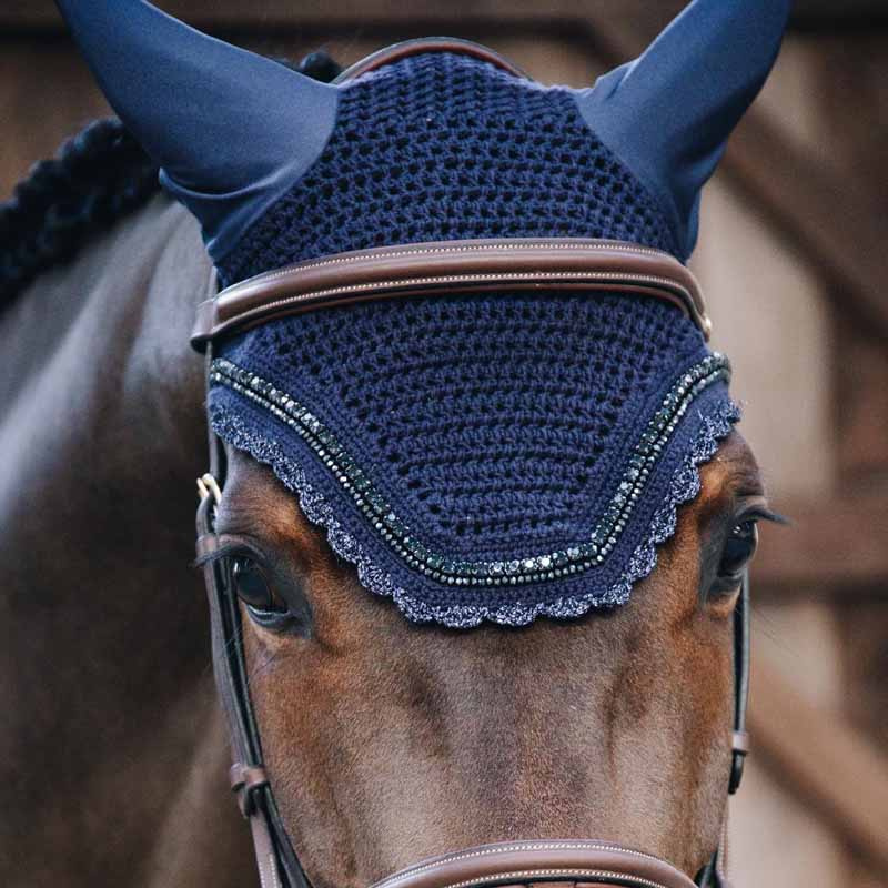 Ørehette Wellington Stone & Pearl Soundless Marineblå