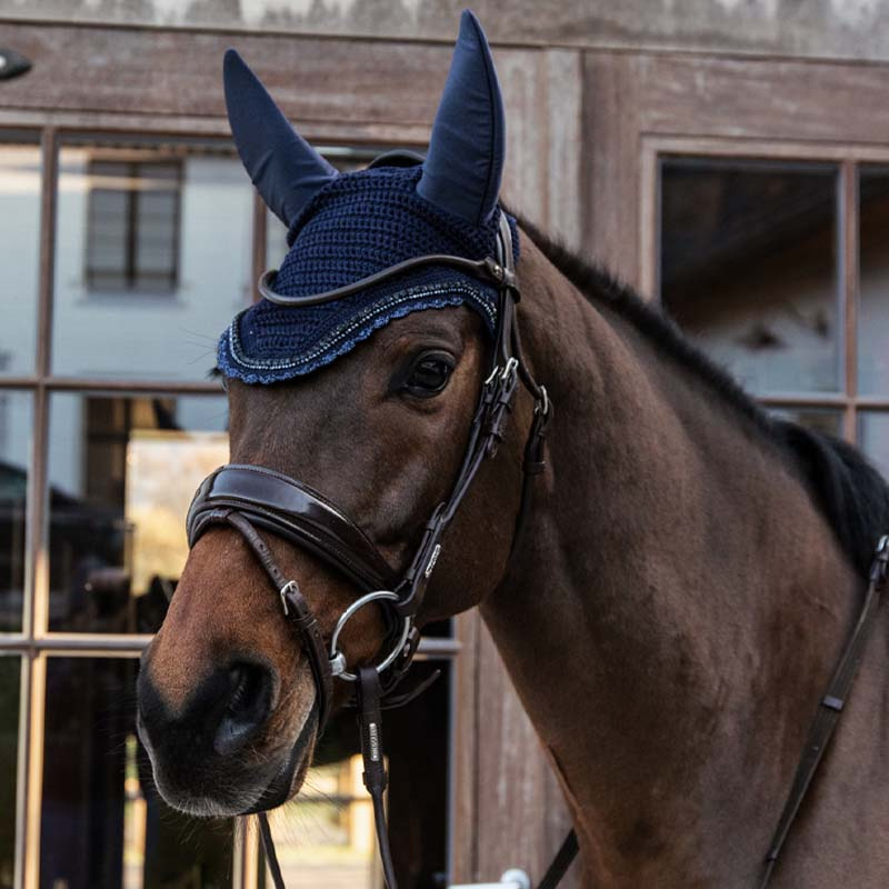 Ørehette Wellington Stone & Pearl Soundless Marineblå