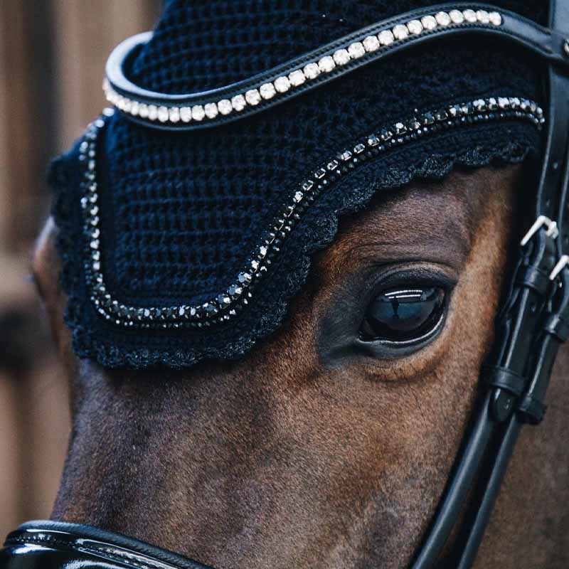 Ørehette Wellington Stone & Pearl Soundless Svart