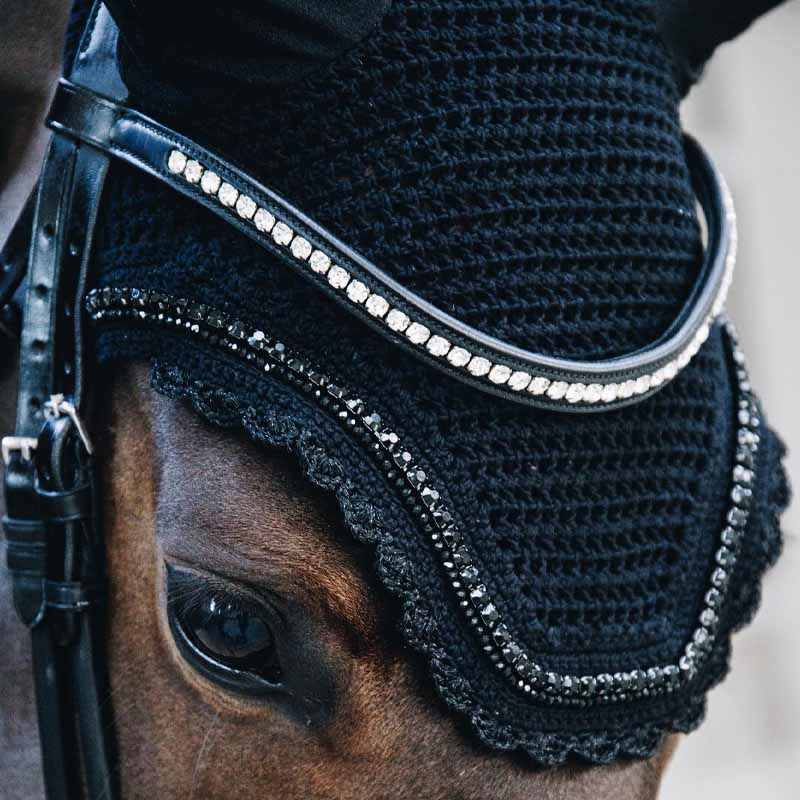 Ørehette Wellington Stone & Pearl Soundless Svart