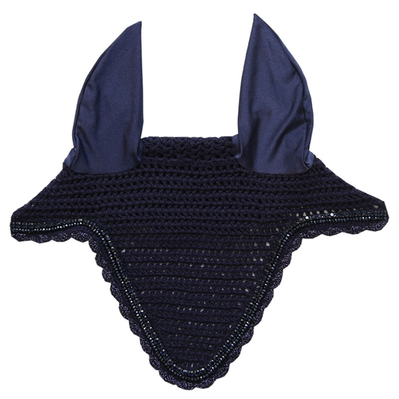 Ørehette Long Stone & Pearl Marineblå