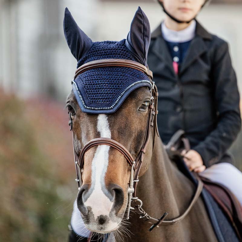 Ørehette Wellington Glitter Marineblå