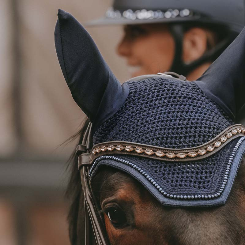 Ørehette Wellington Glitter Marineblå