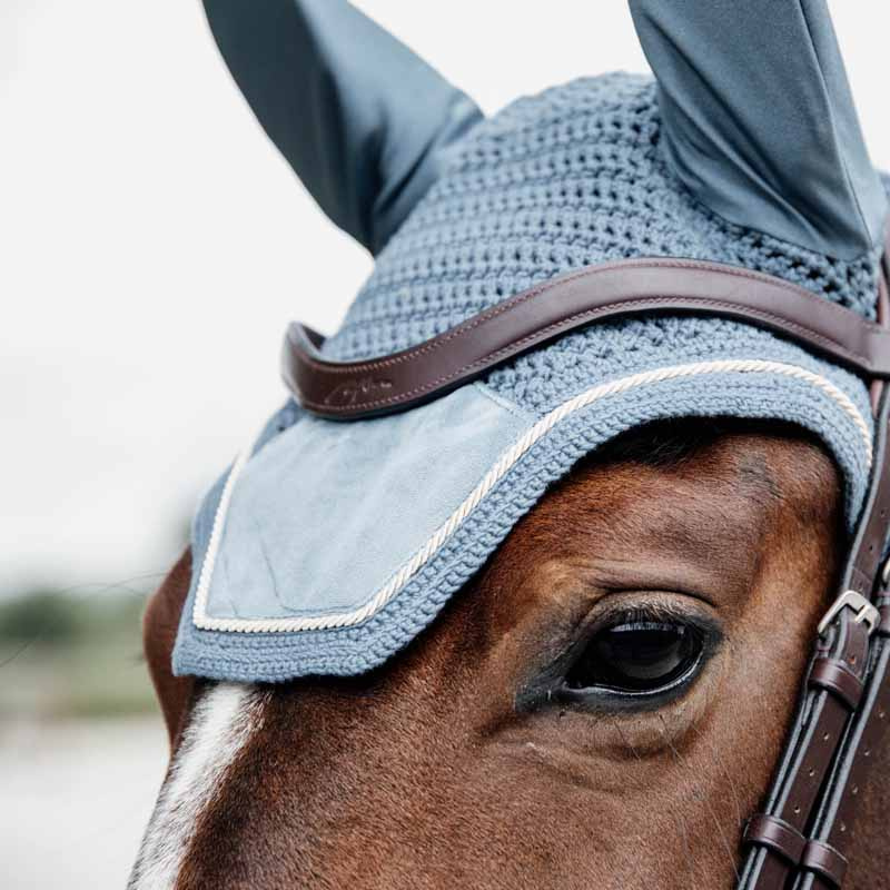 Ørehette Wellington Velvet Lyseblå