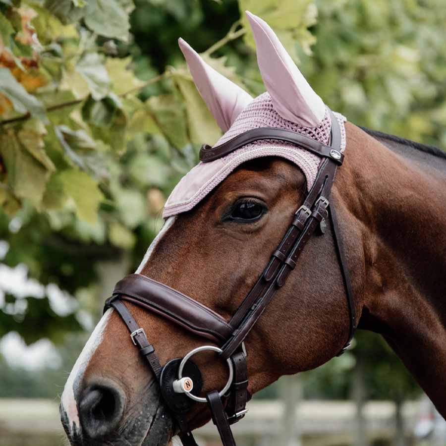 Ørehette Wellington Velvet Gammelrosa