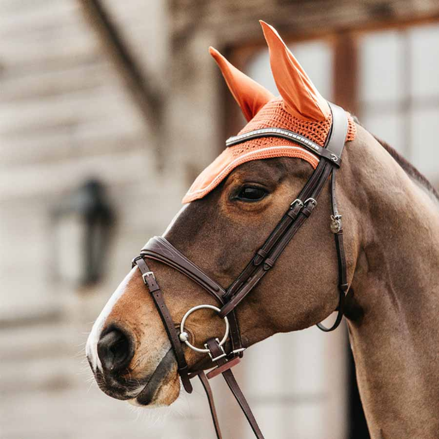 Ørehette Wellington Velvet Orange