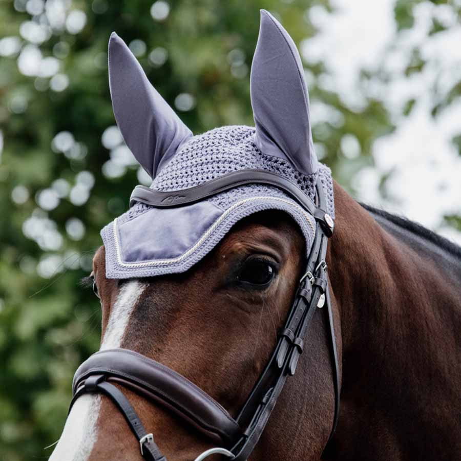 Ørehette Wellington Velvet Lilla