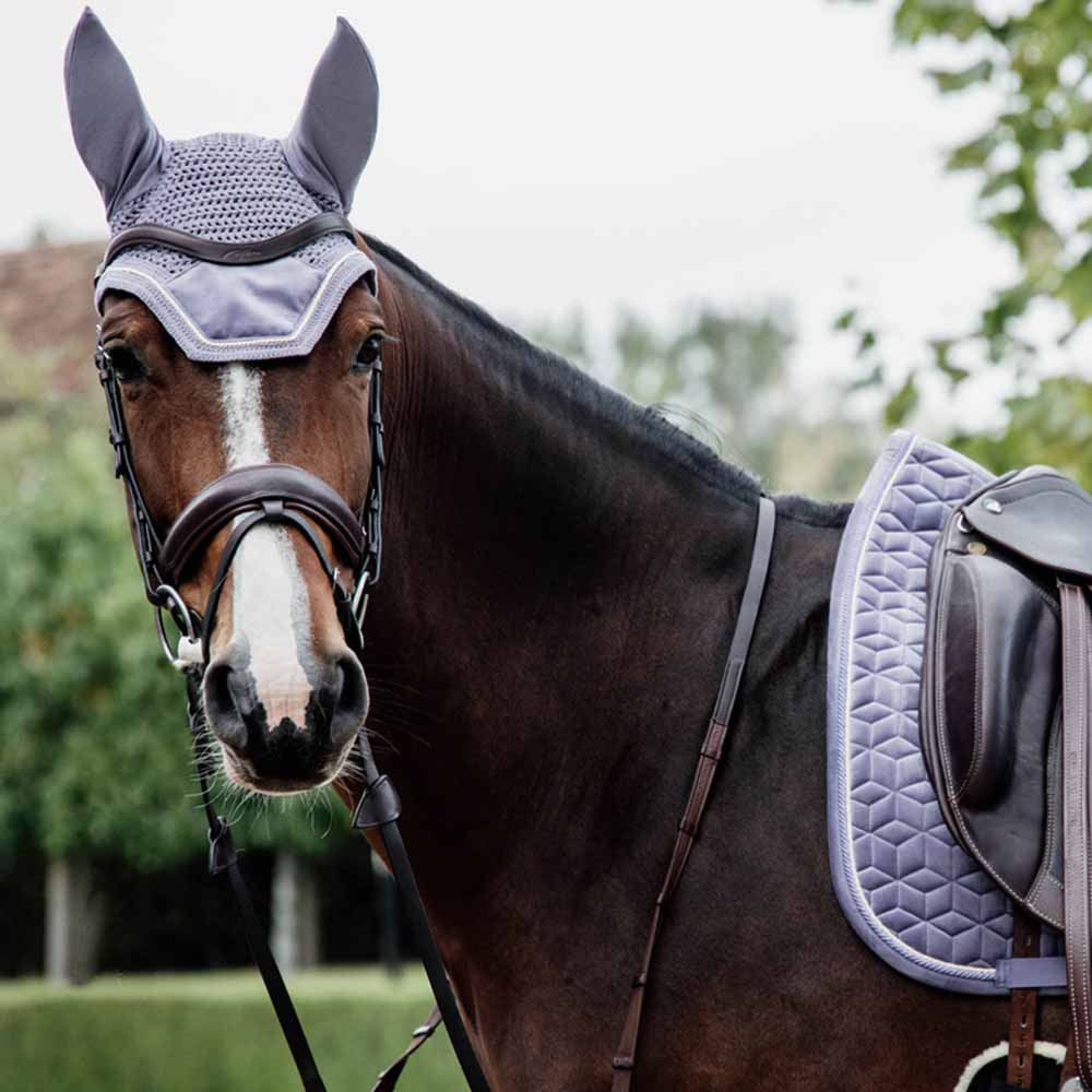 Ørehette Wellington Velvet Lilla