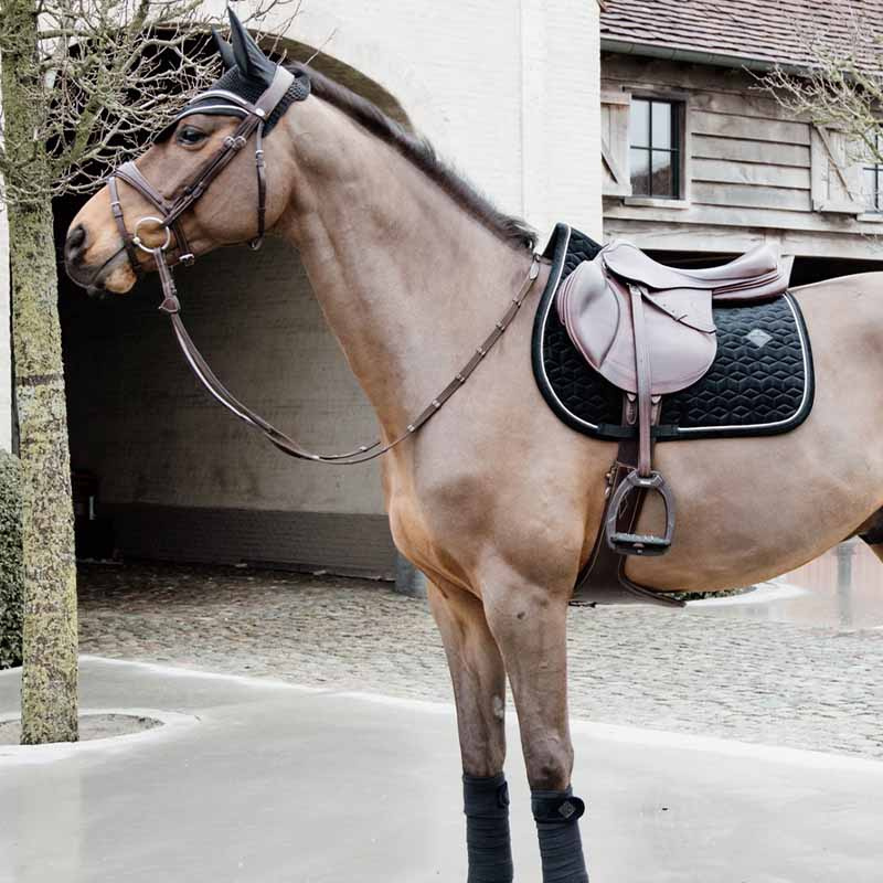 Ørehette Wellington Basic Velvet Svart