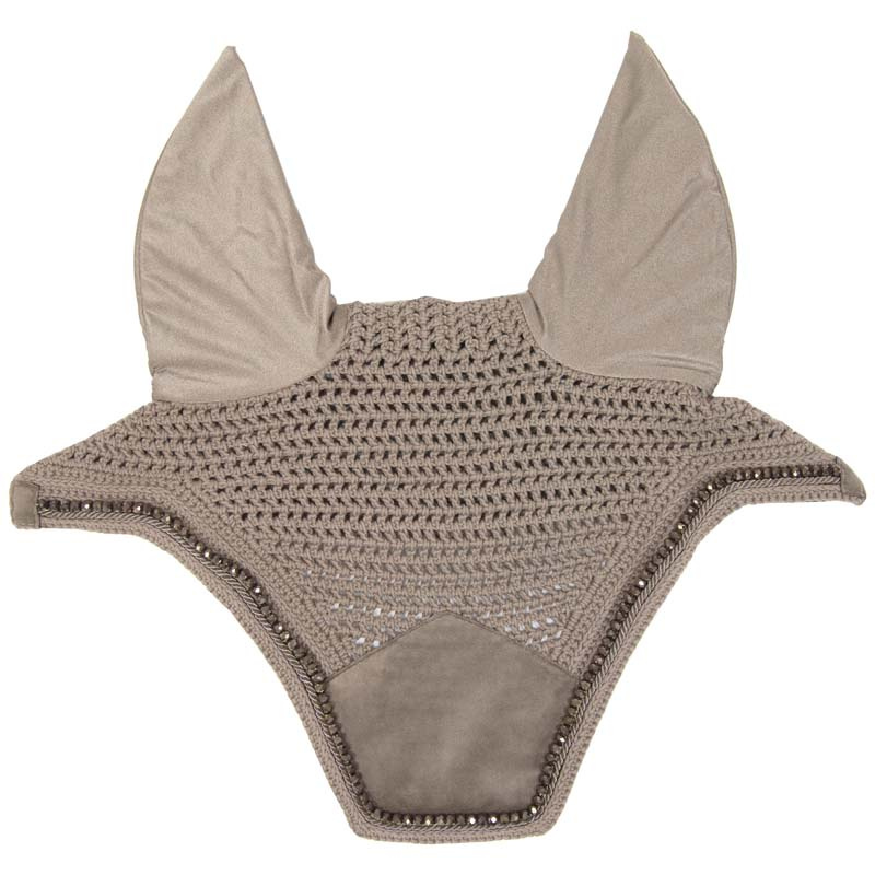 Ørehette Wellington Velvet Pearls Beige