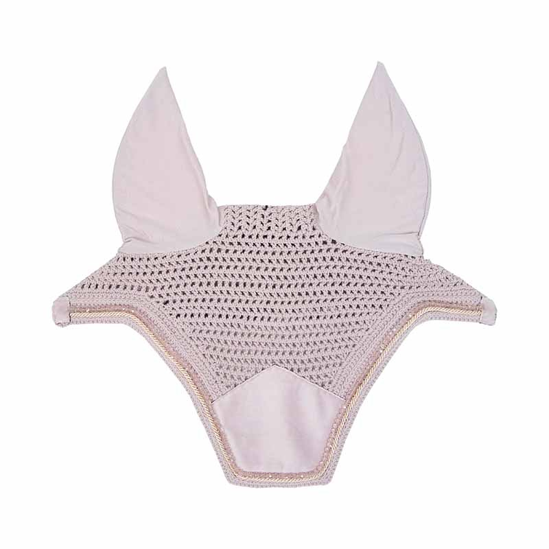 Ørehette Wellington Velvet Pearls Rosa