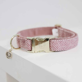 Hundehalsbånd Wool Rosa Hundehalsbånd Wool Rosa