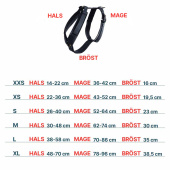 Hundesele Active Velvet Svart Hundesele Active Velvet Svart