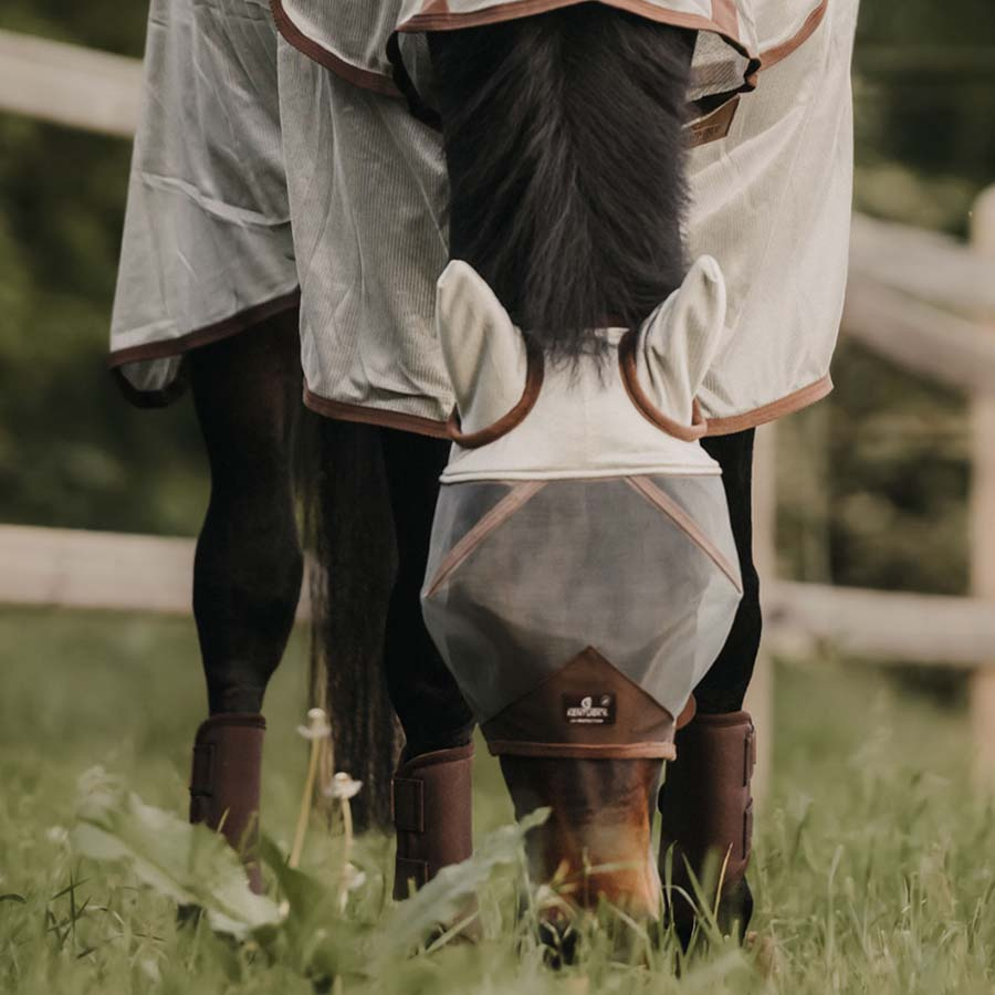 Fluemaske Classic med ører Sølv