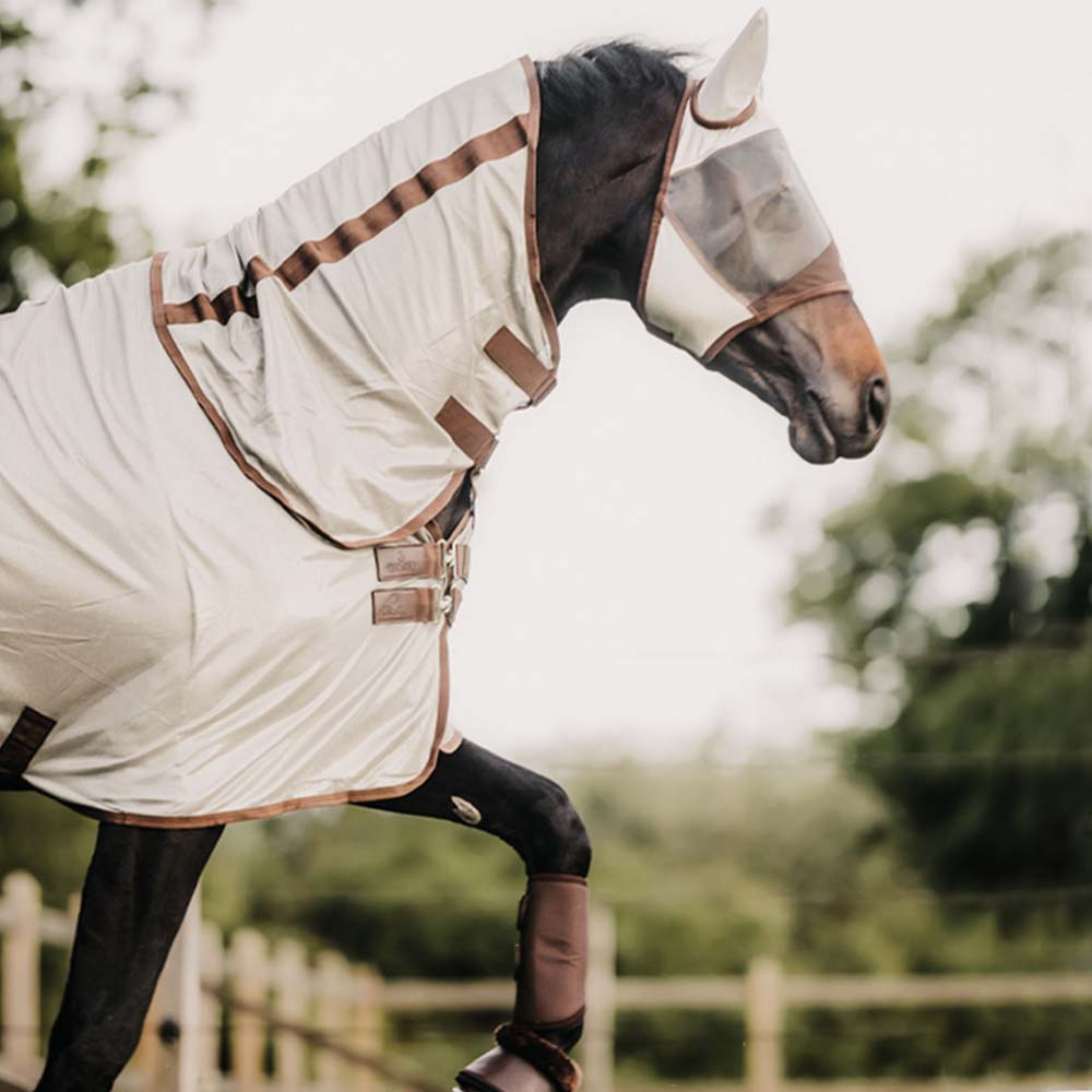 Fluemaske Classic med ører Sølv