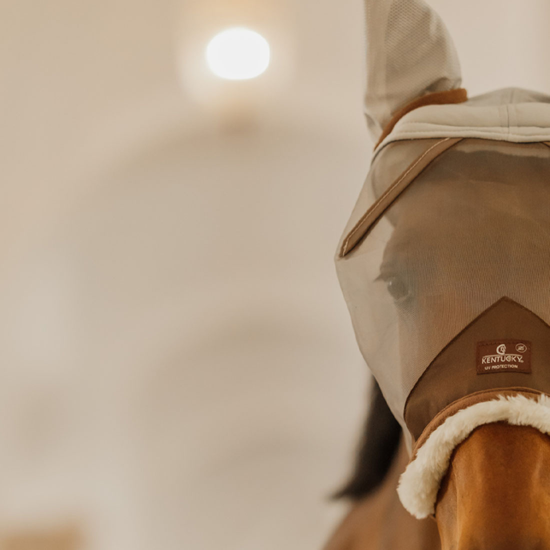 Fluemaske med ører Skin Friendly Sølv