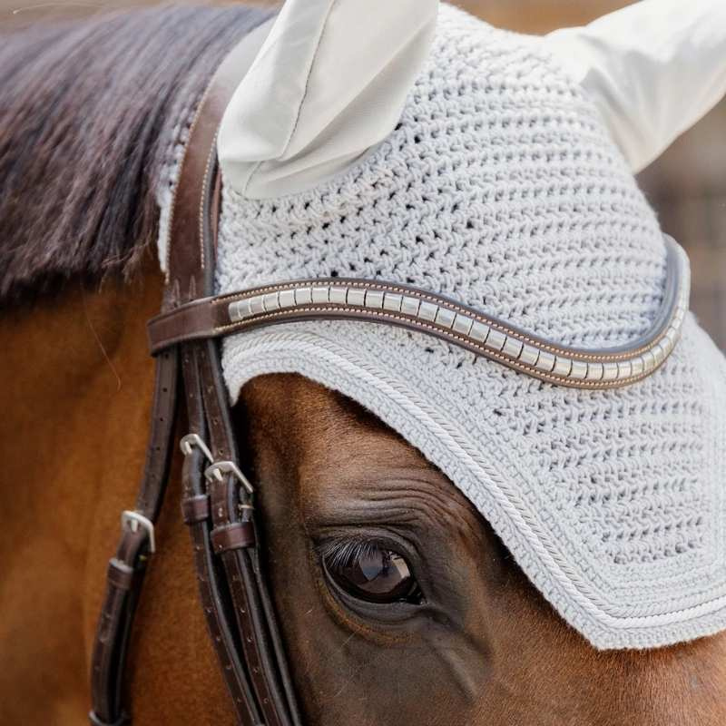 Ørehette Wellington Diamond Rope Grå