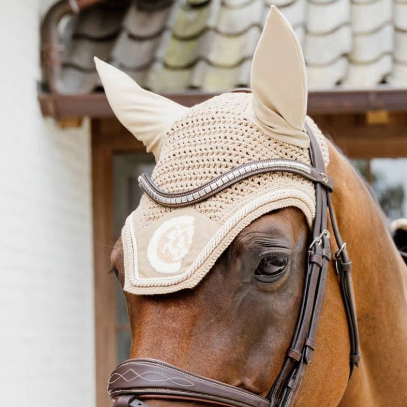 Ørehette Wellington 3D Logo Rope Beige