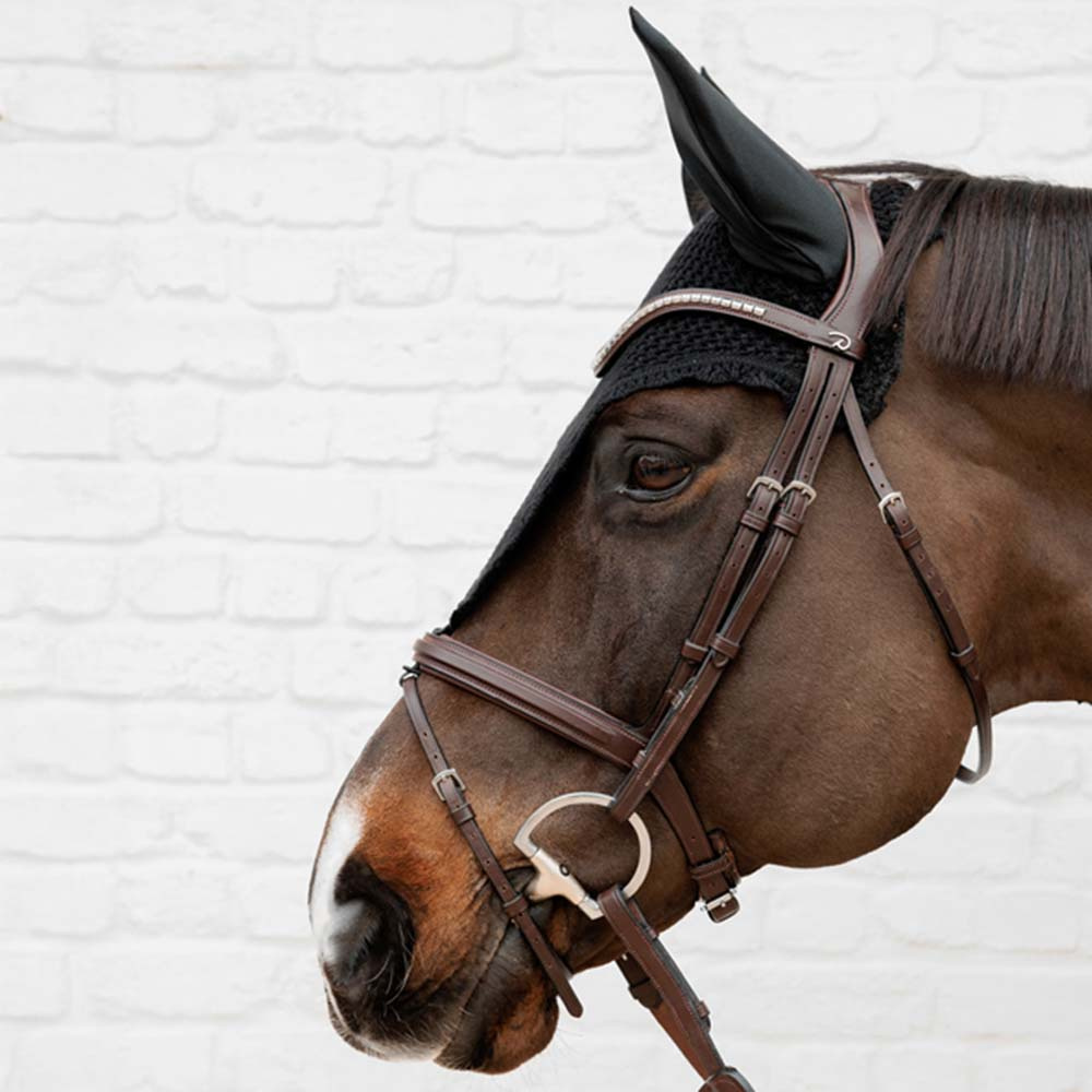 Lang ørehette Loop Svart