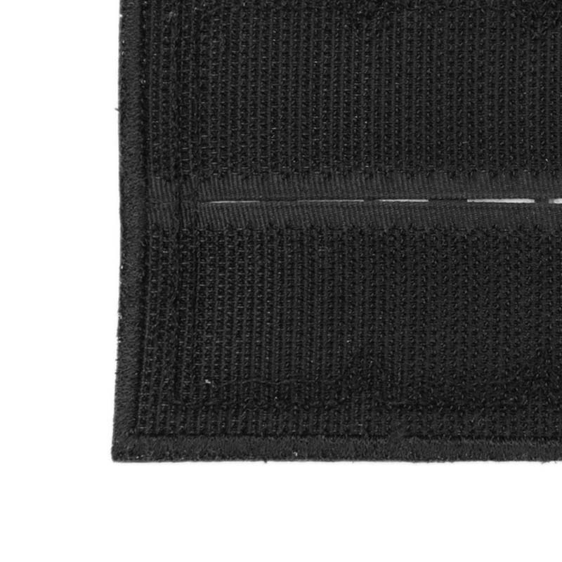 Nummerlapp PVC Velcro 4 Numbers Svart