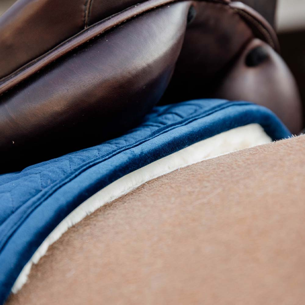 Dressursjabrak Skin Friendly Velvet Marineblå