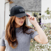 Caps Rubber Logo Svart Caps Rubber Logo Svart