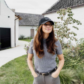 Caps Rubber Logo Svart Caps Rubber Logo Svart