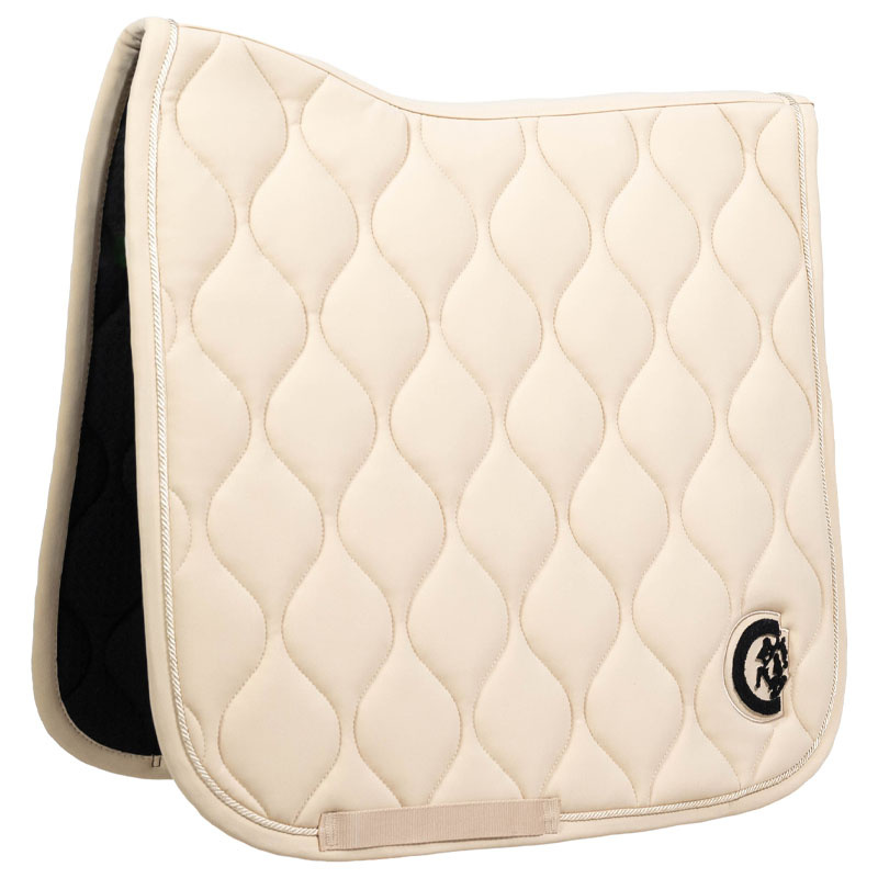 Dressursjabrak Wave 3D Logo Beige