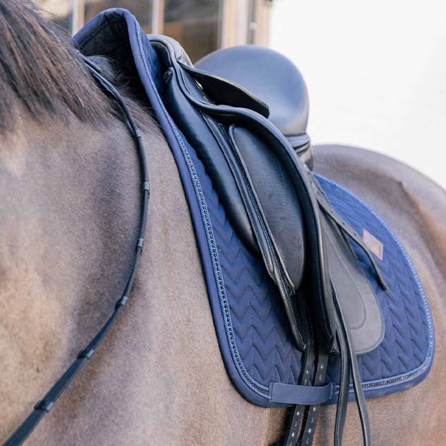 Dressursjabrak Metal Chain Marineblå